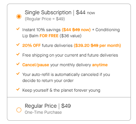 spoiledchild subscription options
