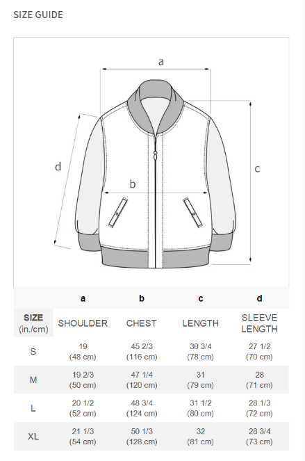 aelfric eden size guide