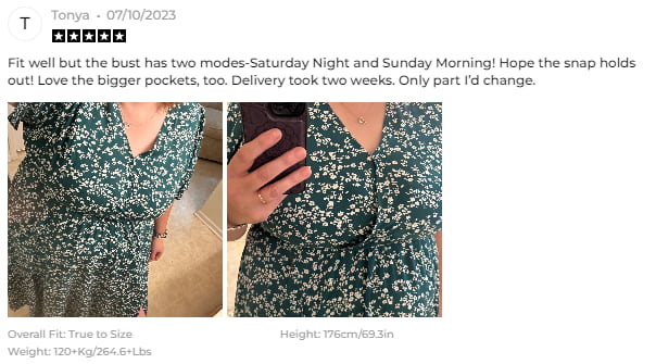 bloomchic sizing reviews