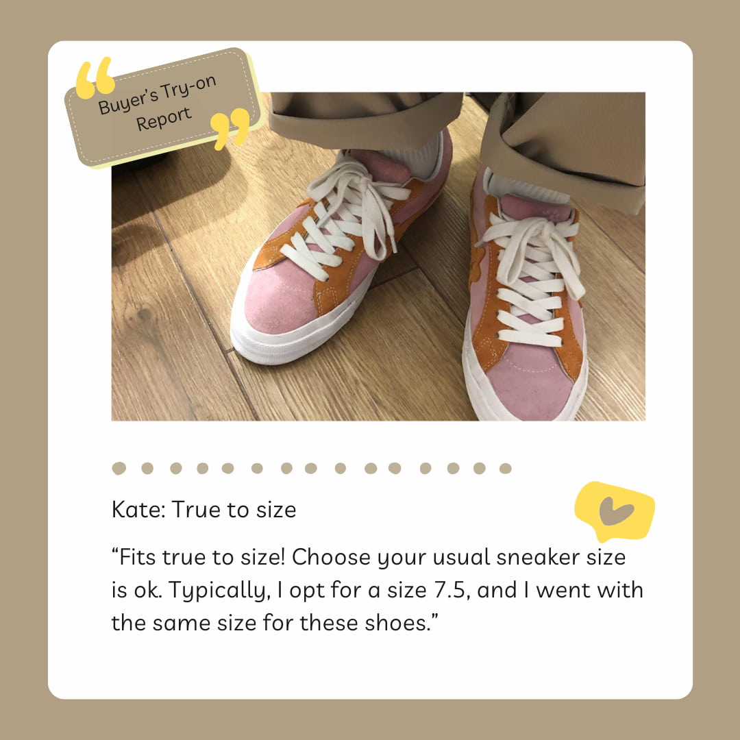 buyer's try on guide for Converse cons