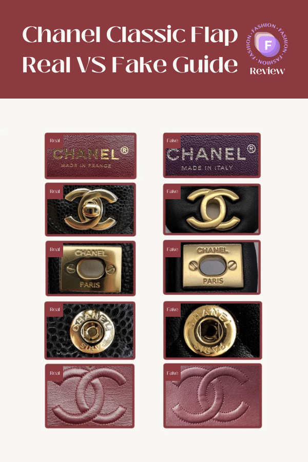 chanel classic flap real vs fake guide