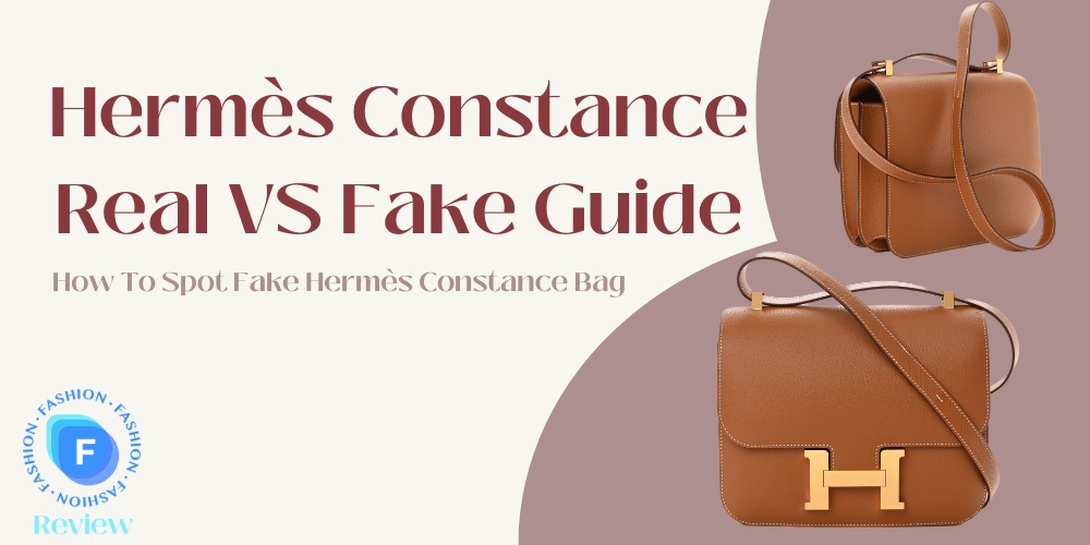 Comparing a real and a fake Hermès Constance 