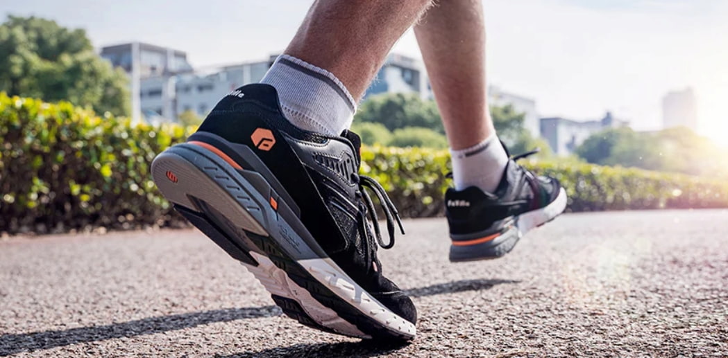 close shot of fitville shoes