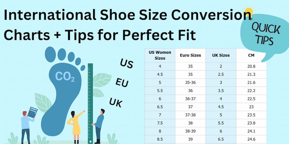 Shoe Size Conversion Charts (US, UK, EU) & Measuring Tips - FindThisBest