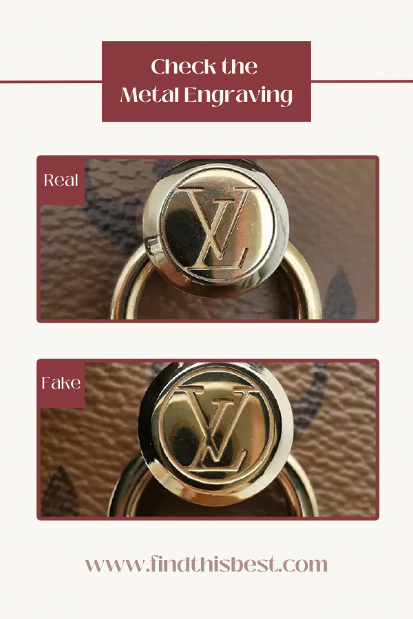 Louis Vuitton Cannes Bag Real VS Fake Engraving