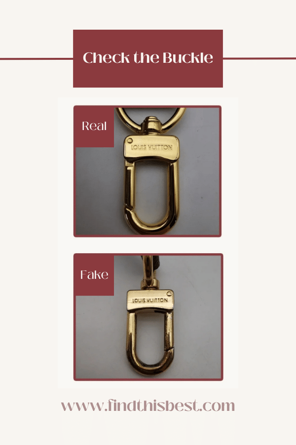 Louis Vuitton Pochette Métis Bag VS Fake Buckle