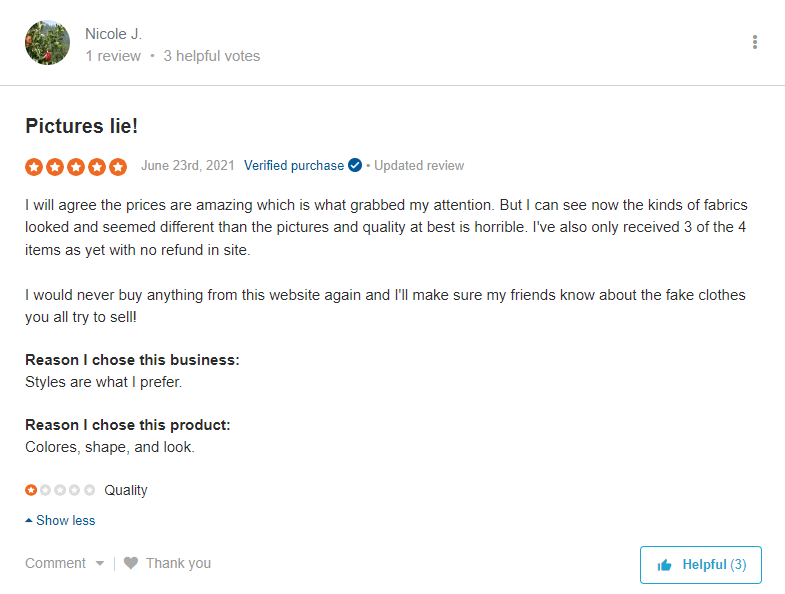 noracora fake review