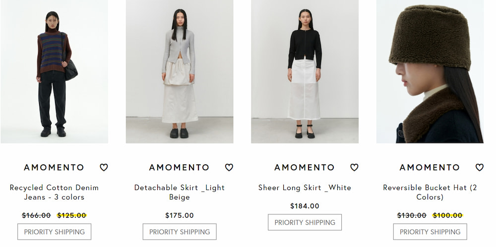 amomento clothing