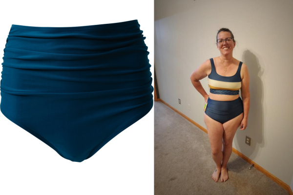 Nani Swimwear Ruched High Rise Swimsuit Bottoms