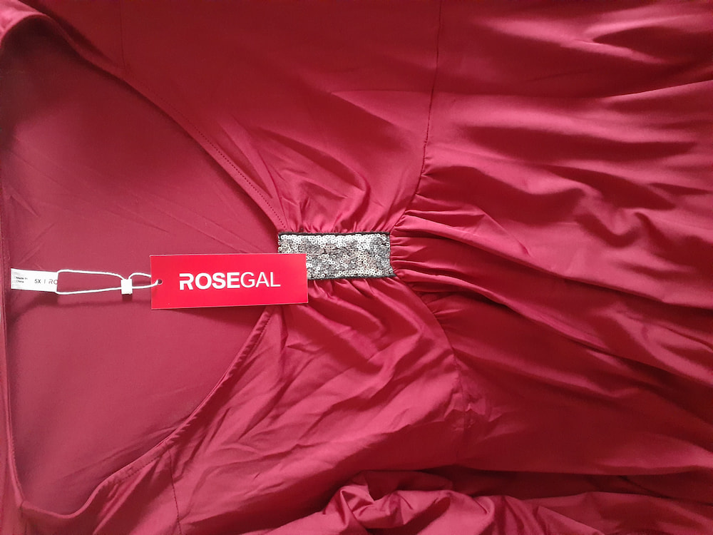 rosegal customer image of a red dress