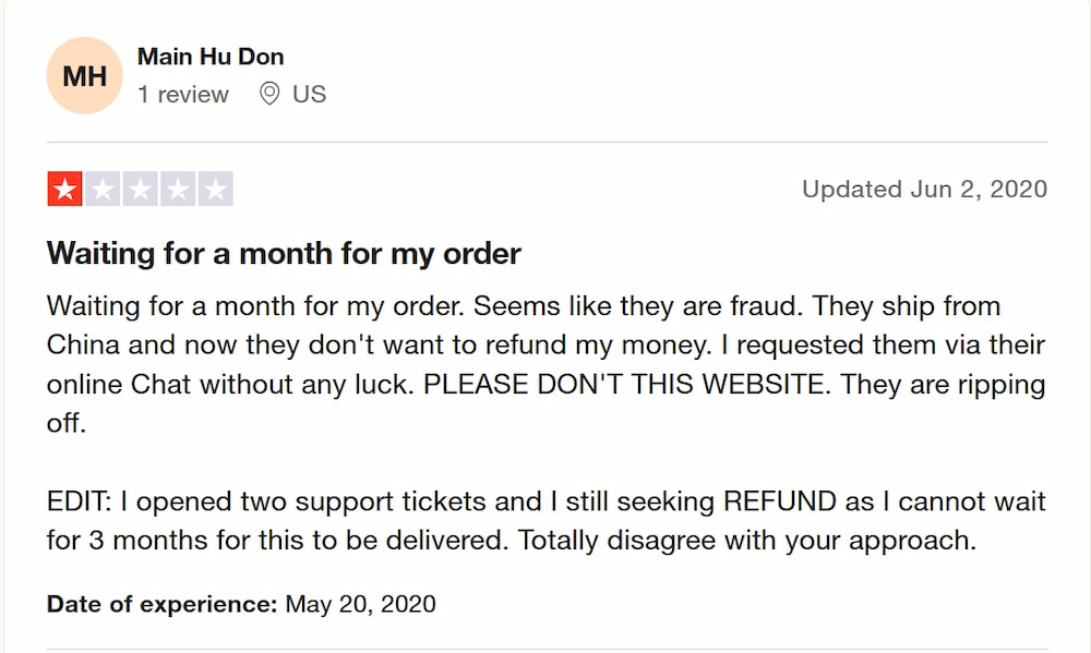 rosegal scam complaint