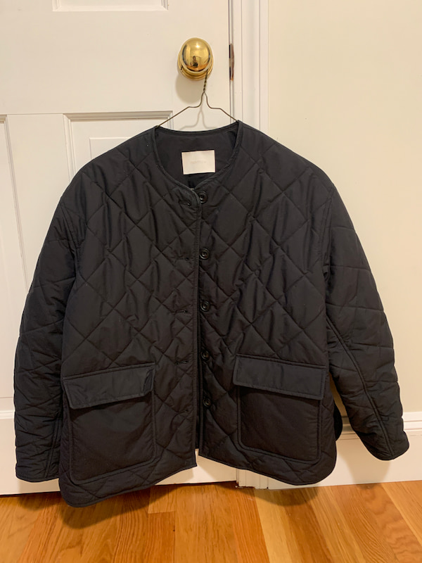 thermolite oversized quilting jacket
