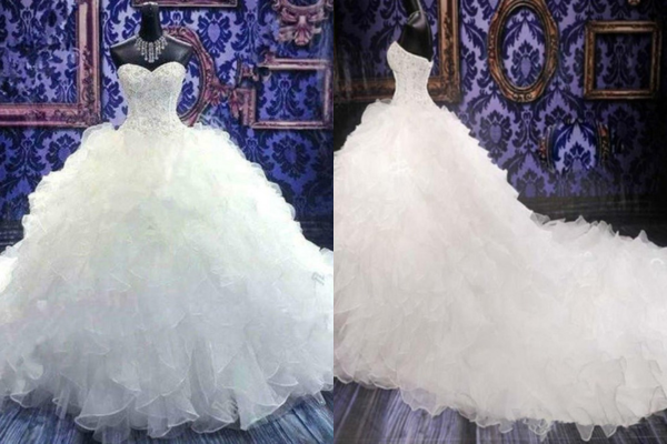 ball-gown-sleeveless-sweetheart-cathedral-train-beading-sequin-organza-wedding-dress