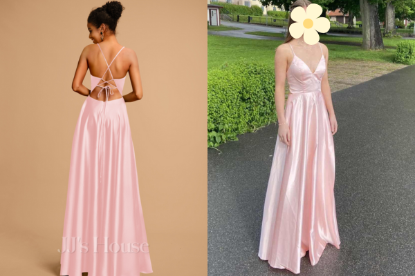 jjshouse pink dress review