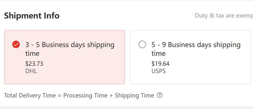lightinthebox shipping fee