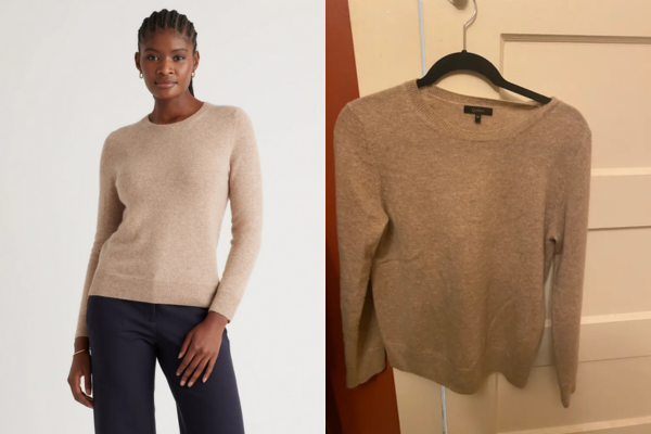 cashmere crewneck sweater