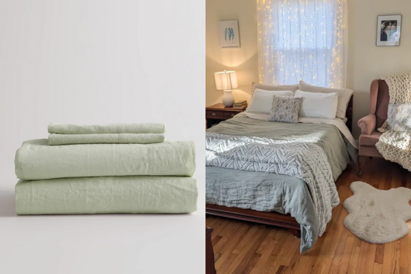 linen sheet set
