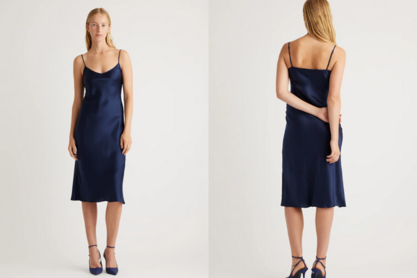 silk slip dress
